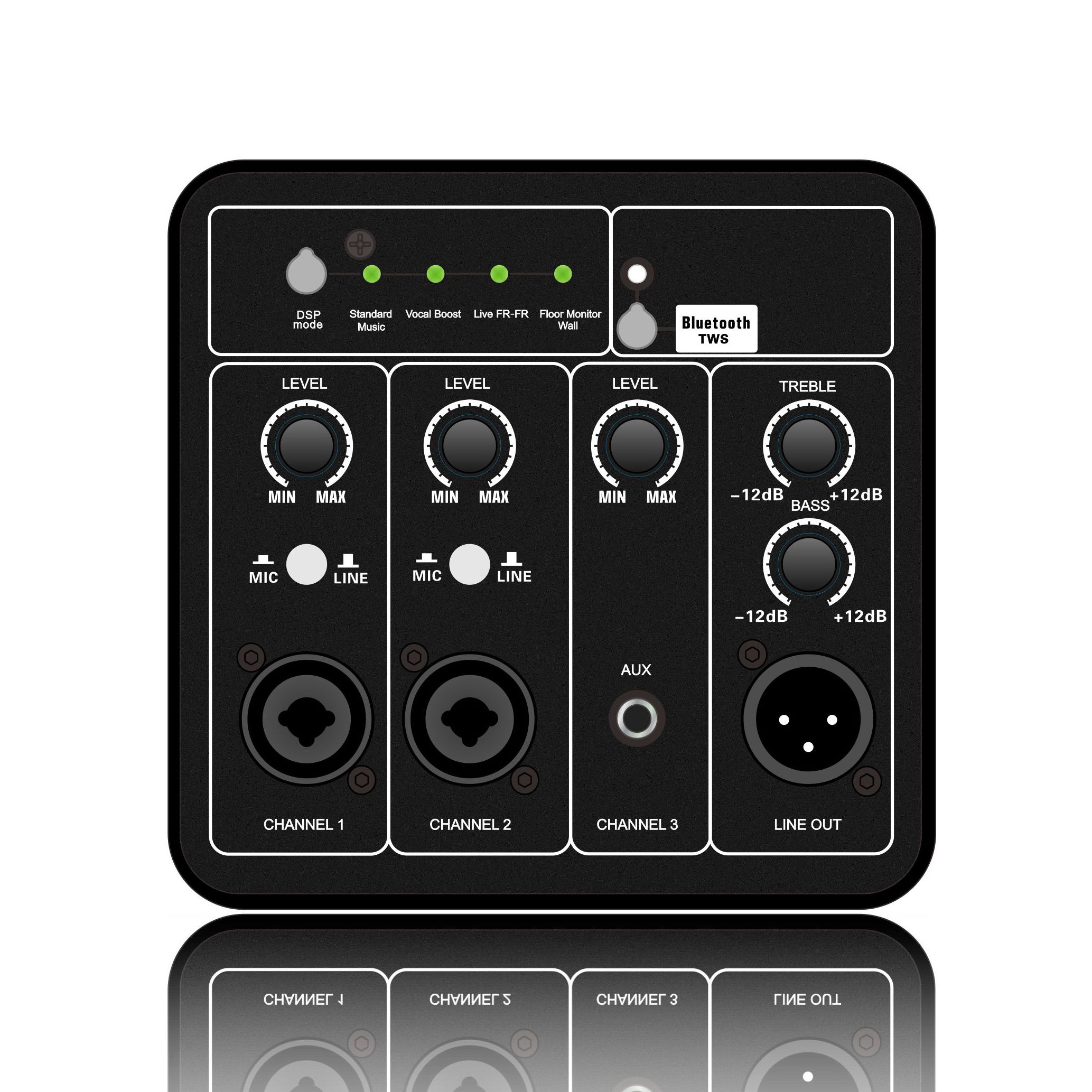 DSP1907: Moduł funkcjonalny DSP z wielokanałowym wejściem Bluetooth i TWS oparty na ADAU1701
