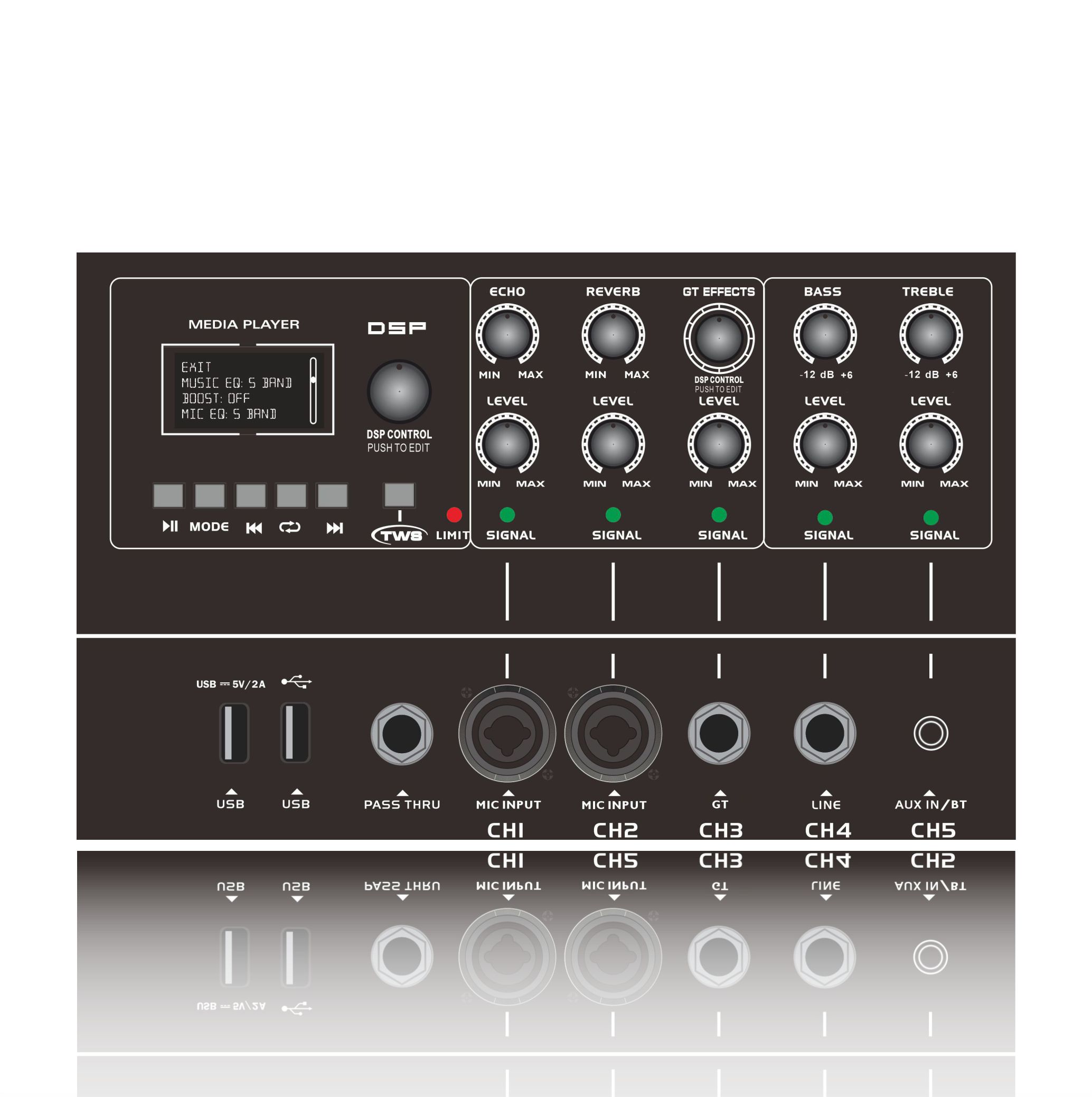 Aktywny wzmacniacz liniowy MK12-1.1 Pro